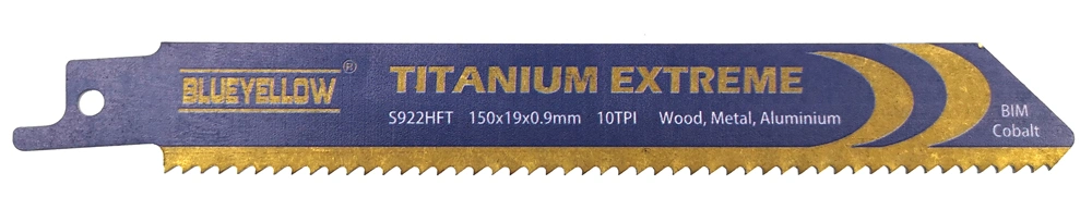 S922hft 150mm Titanium Bim Reciprocating Saw Blade