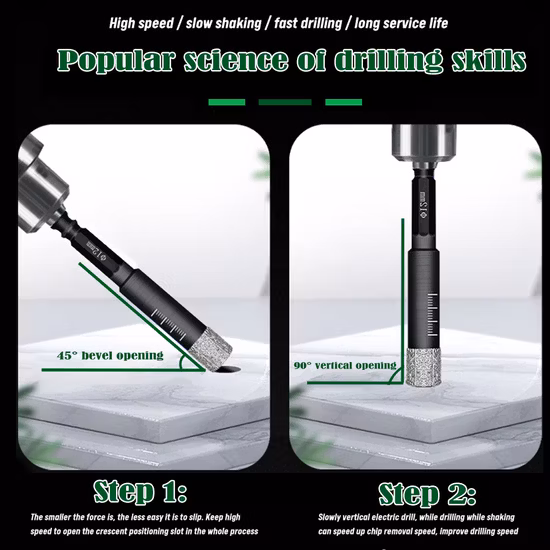 Masonry Drill Bit Hex Shank