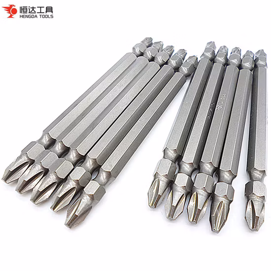 Double End Screwdriver Bits Set pH2 Magnetic Power Bit Hex Shank S2