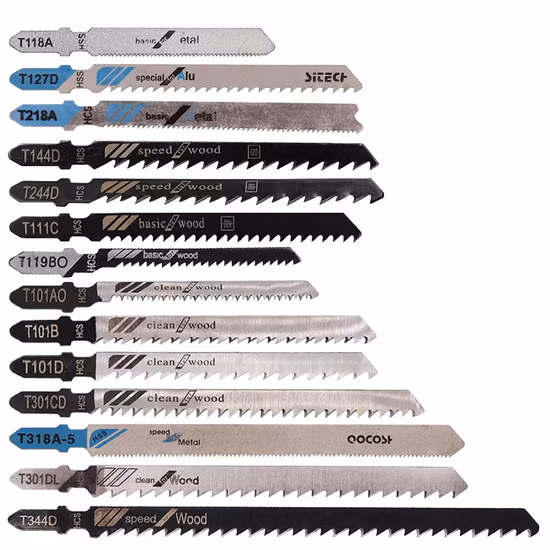 Jigsaw Blades Contractor Assorted T Shank Hcs/HSS Saw Blades